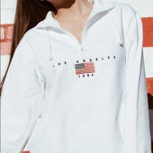 Brandy Melville Half-Zip Sweater